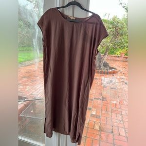 Brown smock dress, large